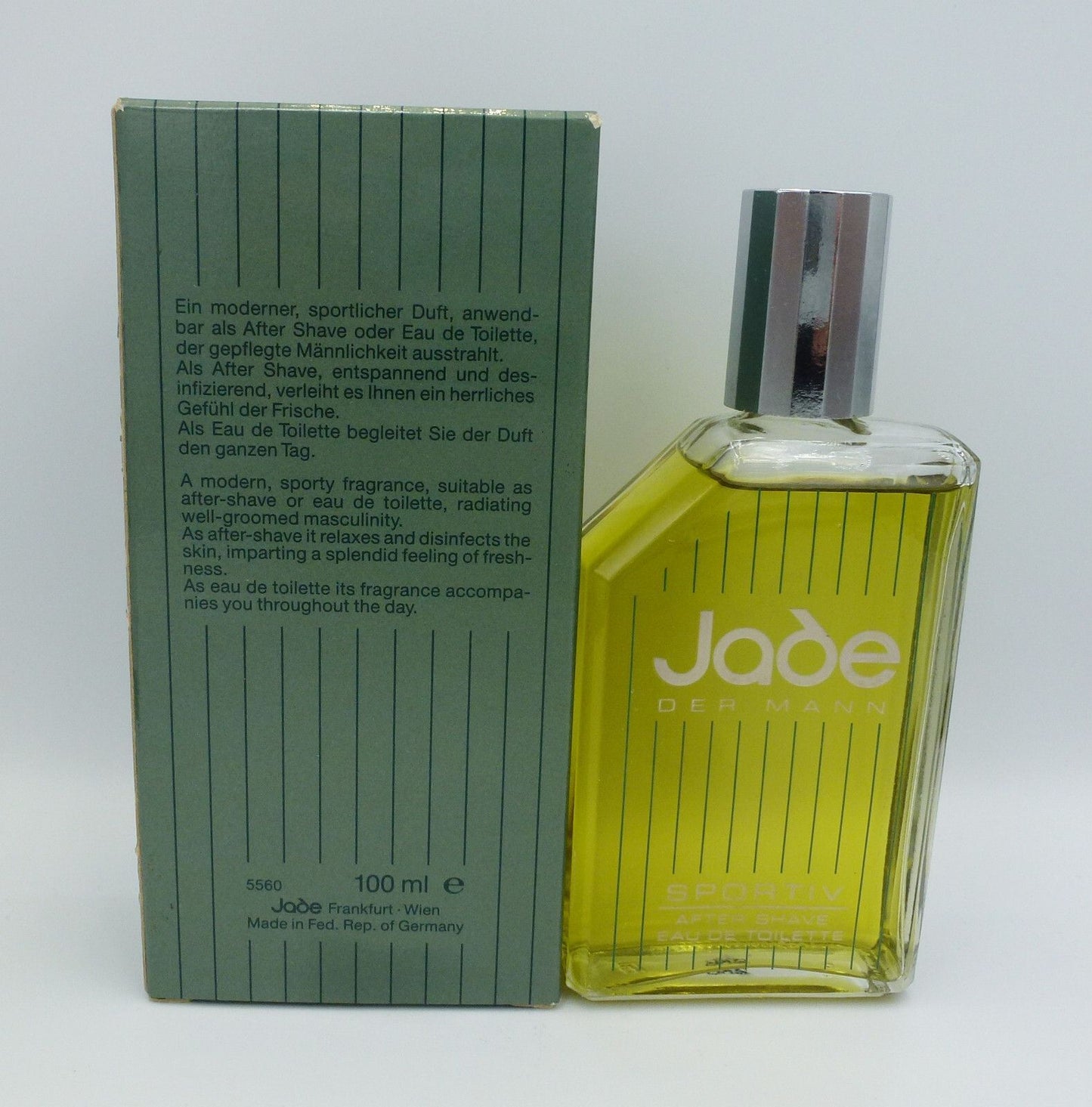 Jade DER MANN Sportiv - After Shave Eau de Toilette 100 ml (Rarität)