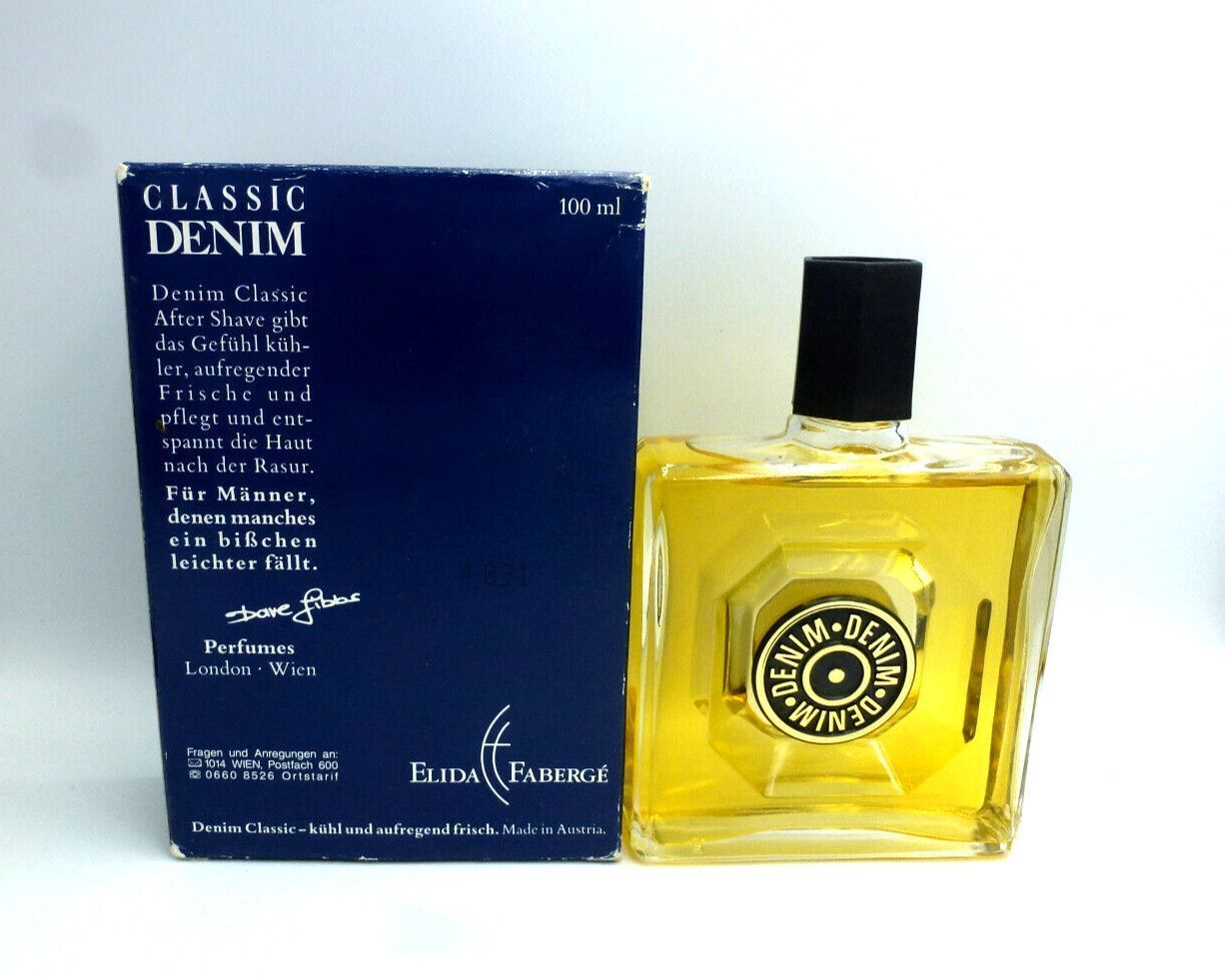 DENIM Classic von Elida Faberge - After Shave 100 ml (Vintage)