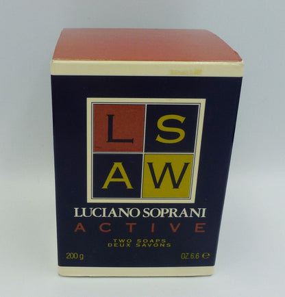 Luciano Soprani ACTIVE - Two Soaps / 2 Seifen - 200 g