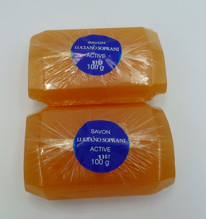 Luciano Soprani ACTIVE - Two Soaps / 2 Seifen - 200 g