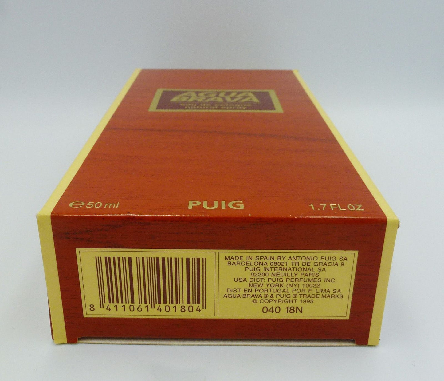 AGUA BRAVA von PUIG - Eau de Cologne Spray 50 ml (Vintage)