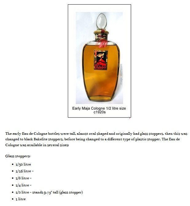 Maja Myrurgia - Eau de Cologne 15 Fl. OZ 500 ml (Vintage)