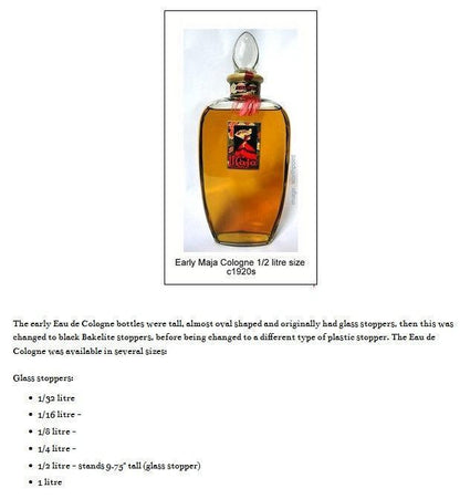 Maja Myrurgia - Eau de Cologne 15 Fl. OZ 500 ml (Vintage)