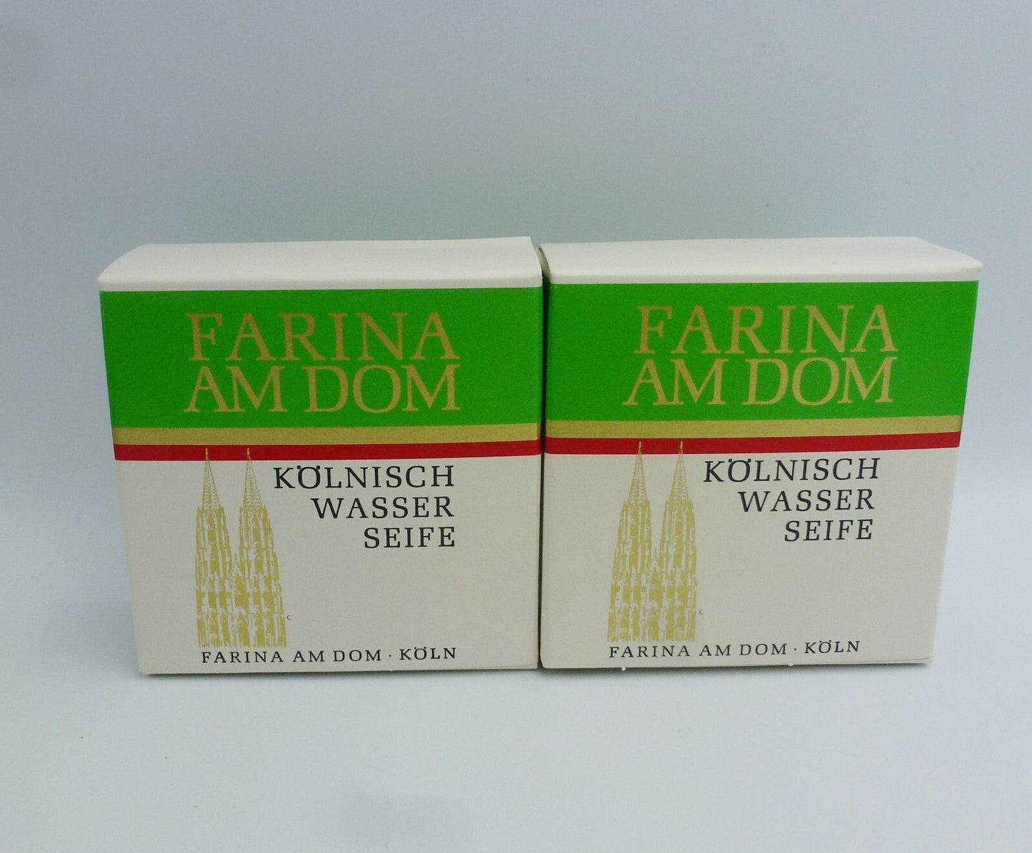 2 X Farina am Dom Kölnisch Wasser - Seife 2 x 80 g (Rarität)